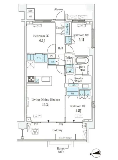 ライトテラス世田谷砧 308