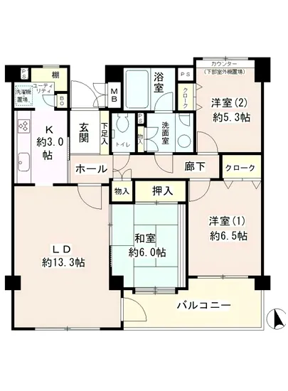 成城ストリームハイツ 105