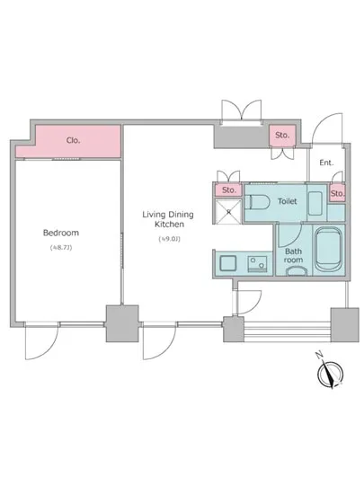 ガーデンアイル四谷 1102