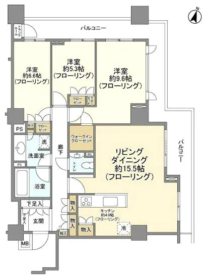 グランドメゾン三軒茶屋の杜 15F