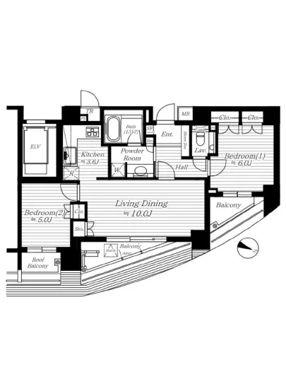 フォルム白金 6F