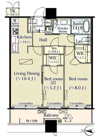 パークタワーグランスカイ 806