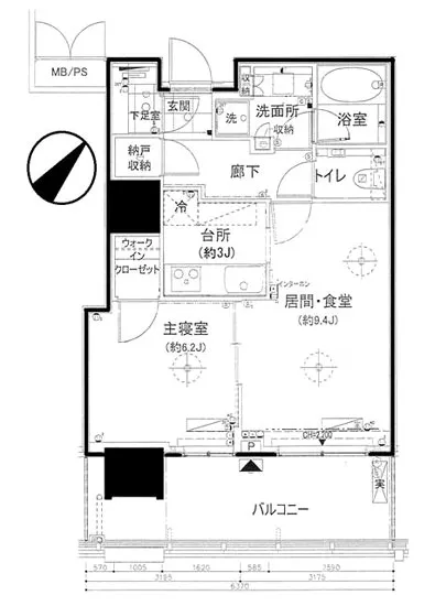 キャピタルゲートプレイス ザ・レジデンス 5F