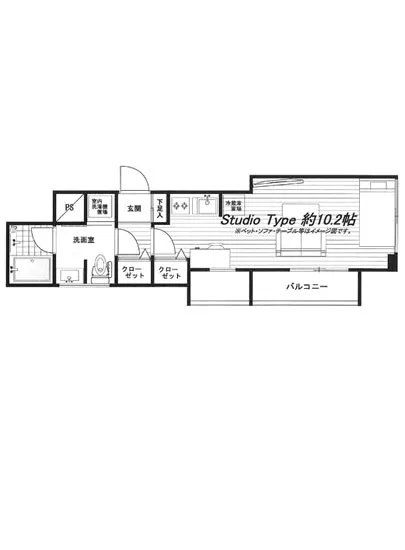 コンフィーネ恵比寿 3F
