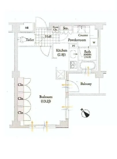 プラチナコート広尾 304