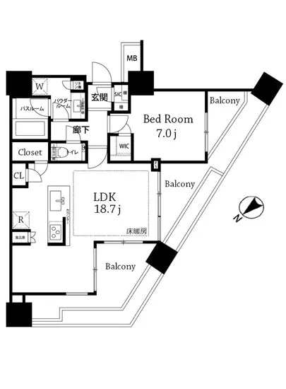 シティタワー武蔵小山 T-1805