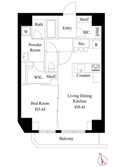 グランパセオ田原町 1302