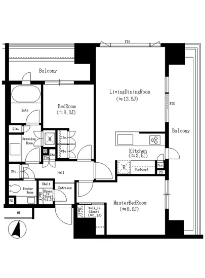 パークコート一番町 7F