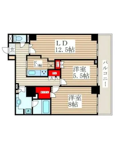 ファミール月島グランスイートタワー 23F