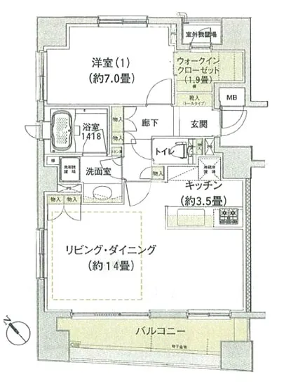 パークホームズ文京千石ステーションプレイス 4F