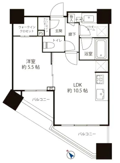 シティタワー武蔵小山 T-10F