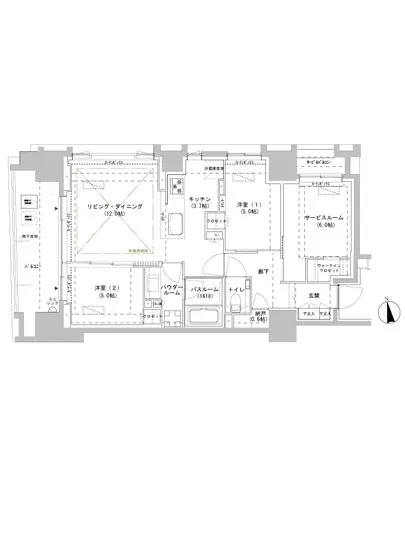 パークスフィア牛込神楽坂 801