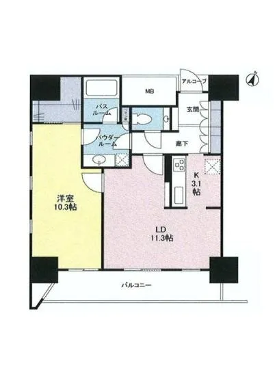 カテリーナ三田タワースイート　ウエストアーク 8F