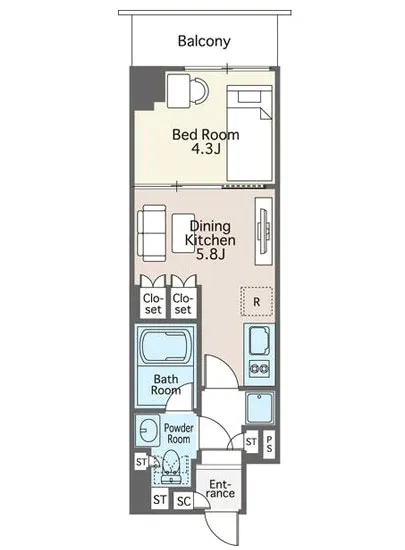 ライオンズフォーシア両国 1204