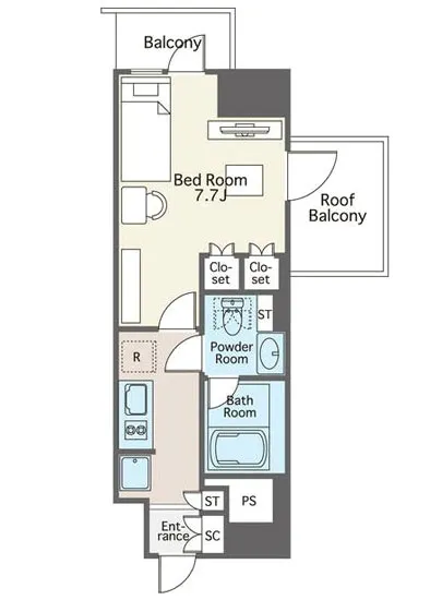 ライオンズフォーシア両国 1005