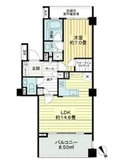 ライオンズガーデン四谷津の守坂 2F