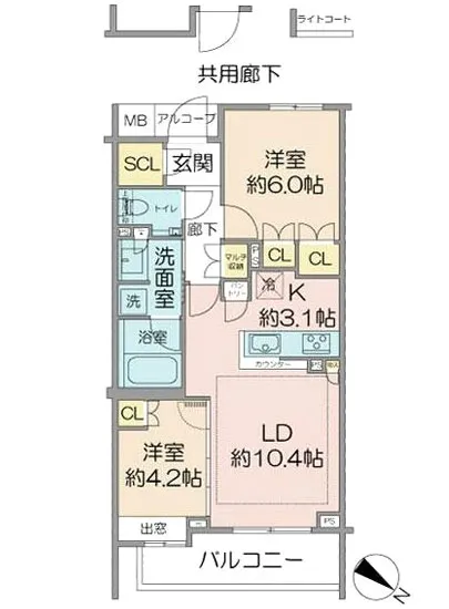 オーベル目黒 4F