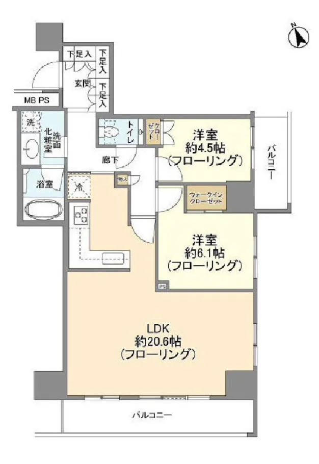 ザ・パークハウス新宿タワー 1414