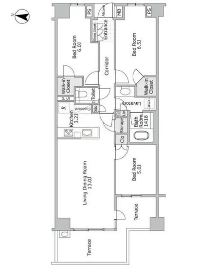 クラッシィハウス白金 1F