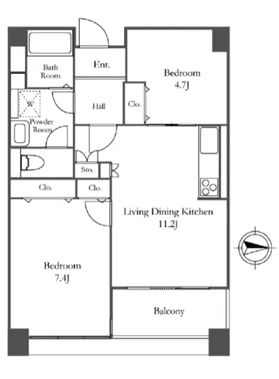 リバーシティ21イーストタワーズ2 1004
