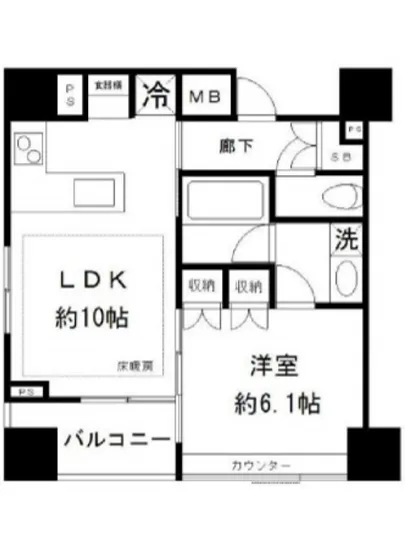 サンクタス神楽坂 4F