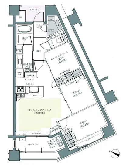 パークハウス東中野リヴゴーシュ 904