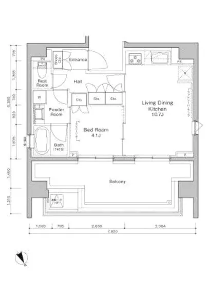 プラウドフラット浅草橋3 1003