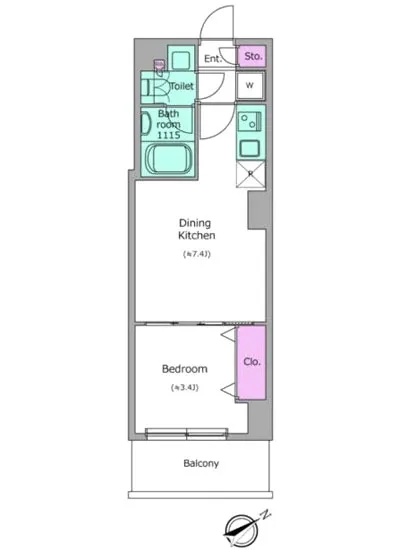 クレヴィアリグゼ中野新井薬師 205