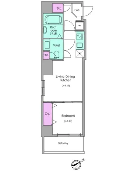 クレヴィアリグゼ中野新井薬師 401