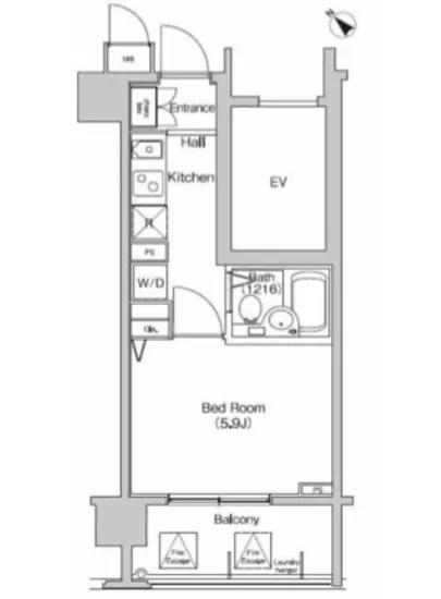 プライムアーバン月島 203
