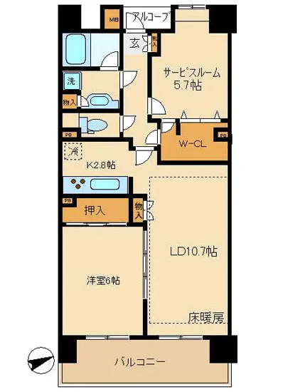 クレストフォルム上野グランステージ 707