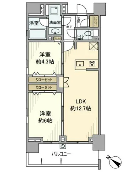 アージョ文京千駄木クレアーレ 6F