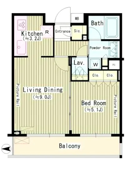 ラグゼガーデン松原 208