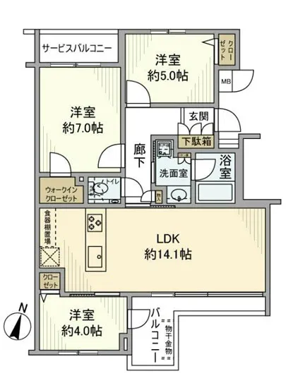 ロイヤルシーズン新宿柏木 503