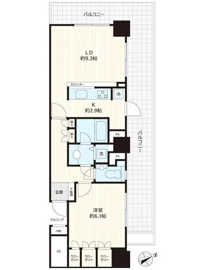 西新宿パークサイドタワー 5F