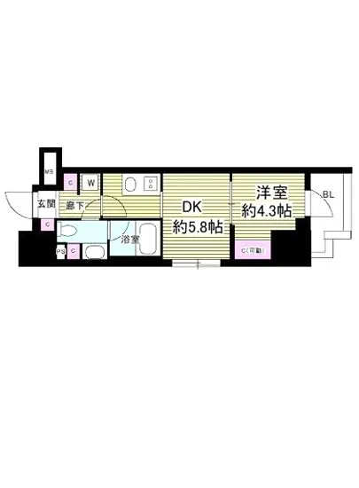 クレストコート根岸柳通り 203