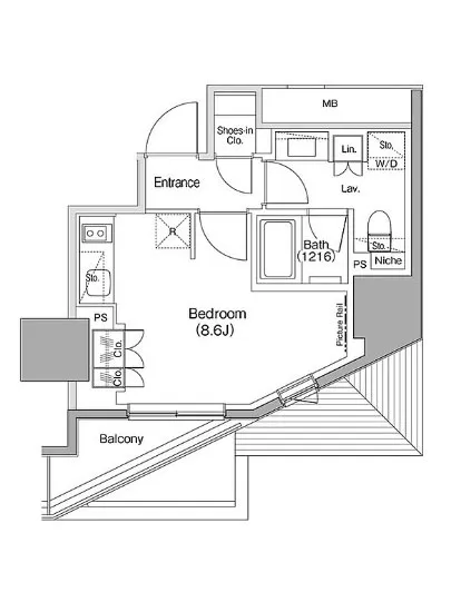 ザ・パークハビオ麻布十番 606