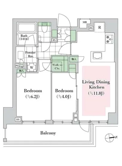 オープンレジデンシア東中野パークサイド 410