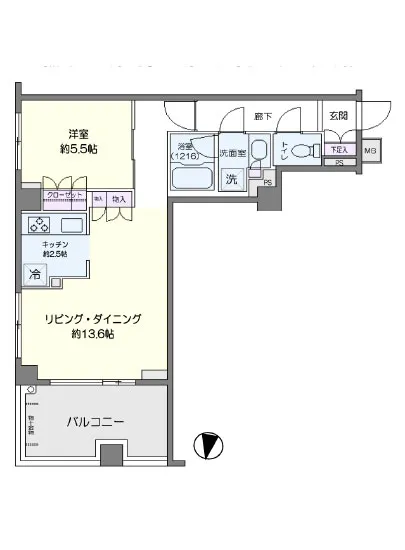 ルピナス高輪 4F