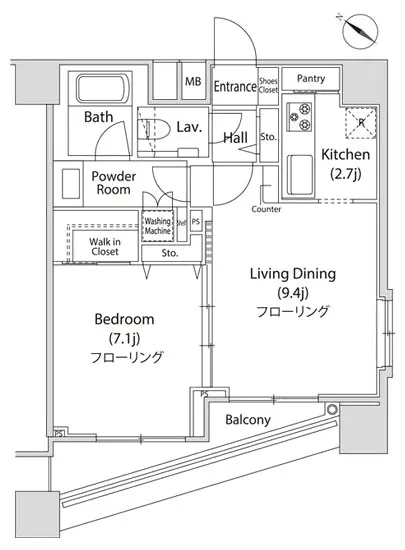 ファーストリアルタワー新宿 2205
