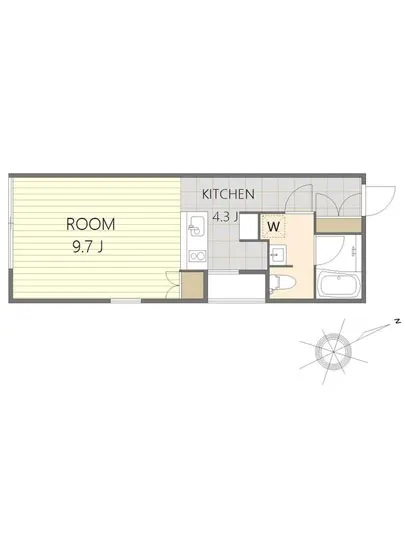 エスセナーリオ市ヶ谷 202