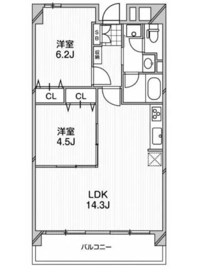 コンフォリア芝浦Ⅱ 605