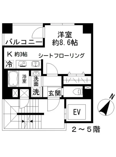 Azur勝どき4丁目 301