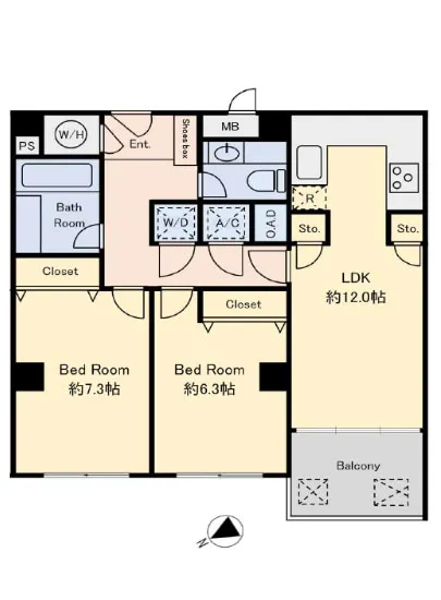 ロイヤル元麻布ガーデン 5F