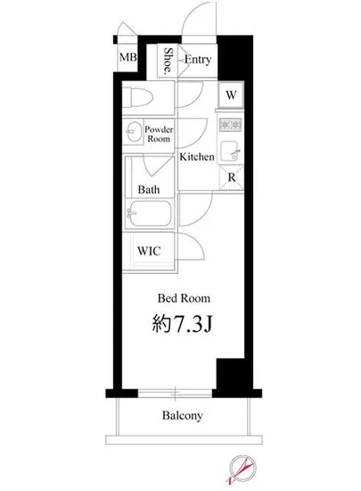 ハーモニーレジデンス新宿イースト 604