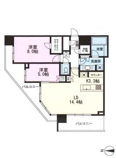 グランドメゾン白金の杜 ザ・タワー 18F