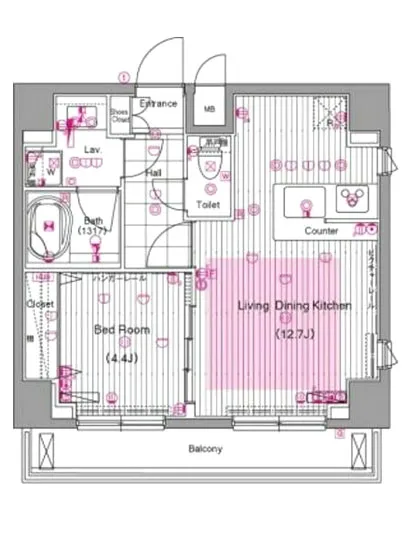 ガーラ・ステーション新富町 11F
