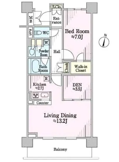 リージア経堂テラスガーデン 1004