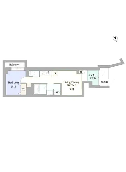 グランデュオ柿の木坂 101