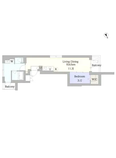 グランデュオ柿の木坂 301